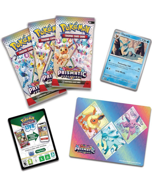 Prismatic Evolutions Tech Sticker Collection