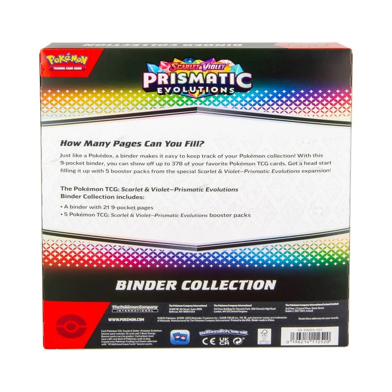 Prismatic Evolutions Binder Collection
