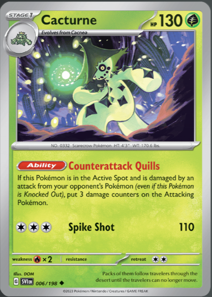 Scarlet & Violet-Cacturne