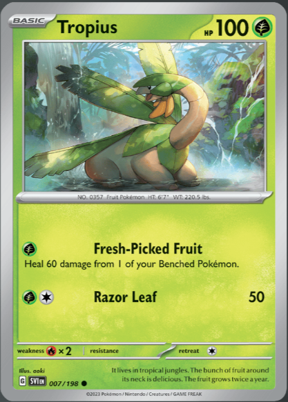 Scarlet & Violet-Tropius