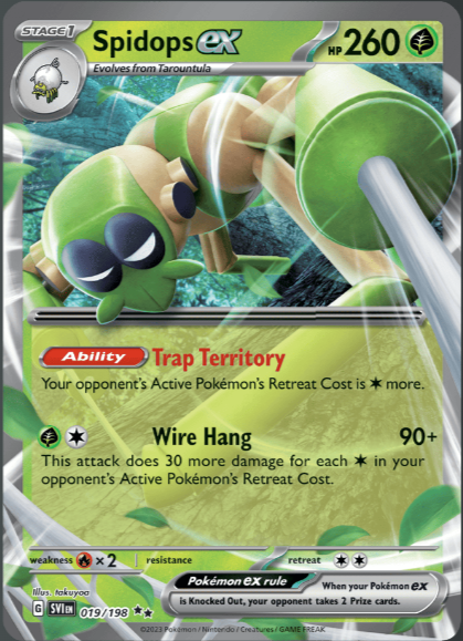 Scarlet & Violet-Spidops EX