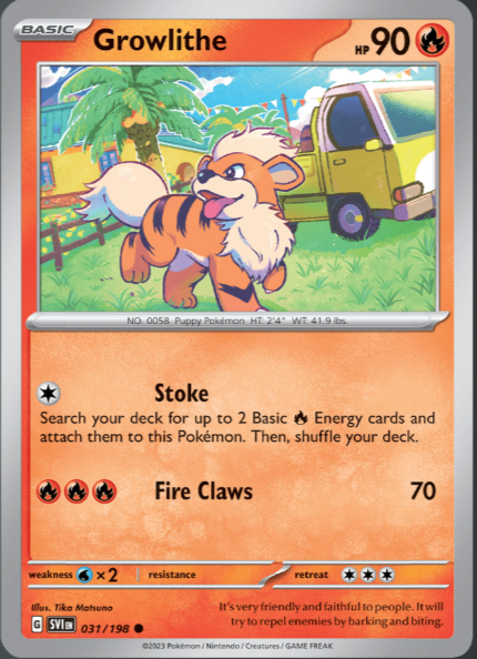 Scarlet & Violet-Growlithe