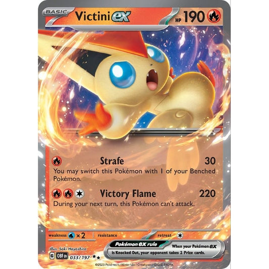 Obsidian Flames-Victini EX(033/197)