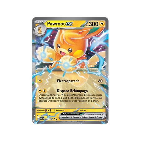 Obsidian Flames-Pawmot EX(073/197)